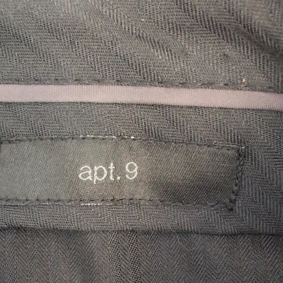 Apt. 9 Men's Black Wool Dress Pants 40x32      P180 - Picture 8 of 11